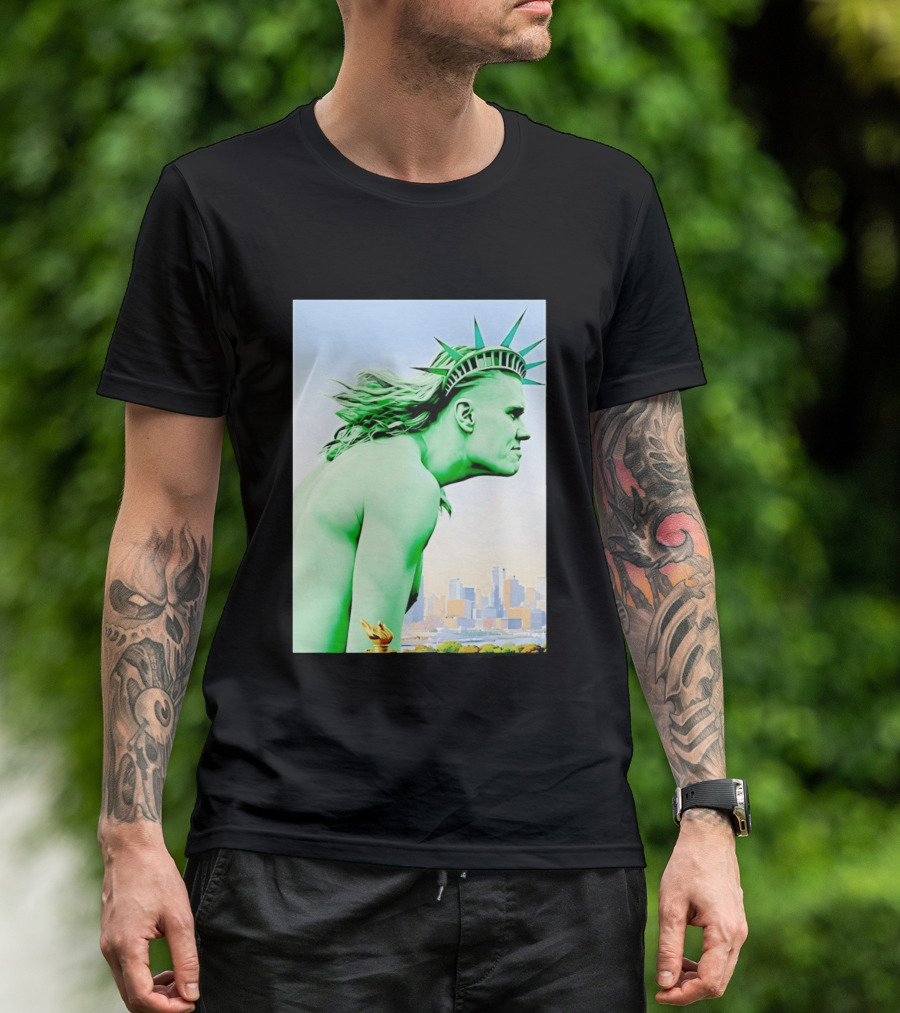 Erling Haaland Liberty Statue Meme T-Shirt
