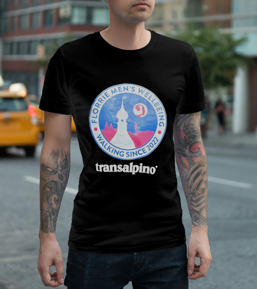 Florrie Men's Wellbeing Walking Since 2022 Transalpino T-Shirt