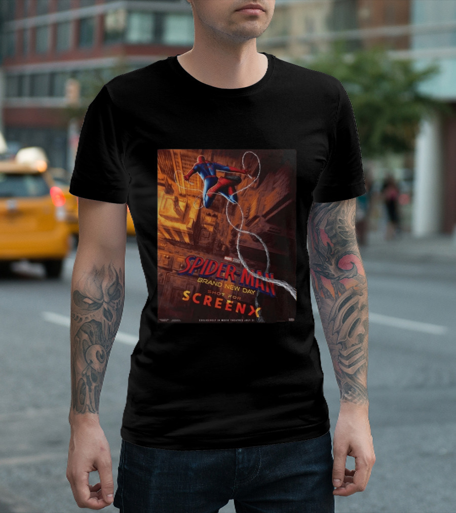 Spider Man Brand New Day Shot For ScreenX In Theaters July 31 2026 T-Shirt