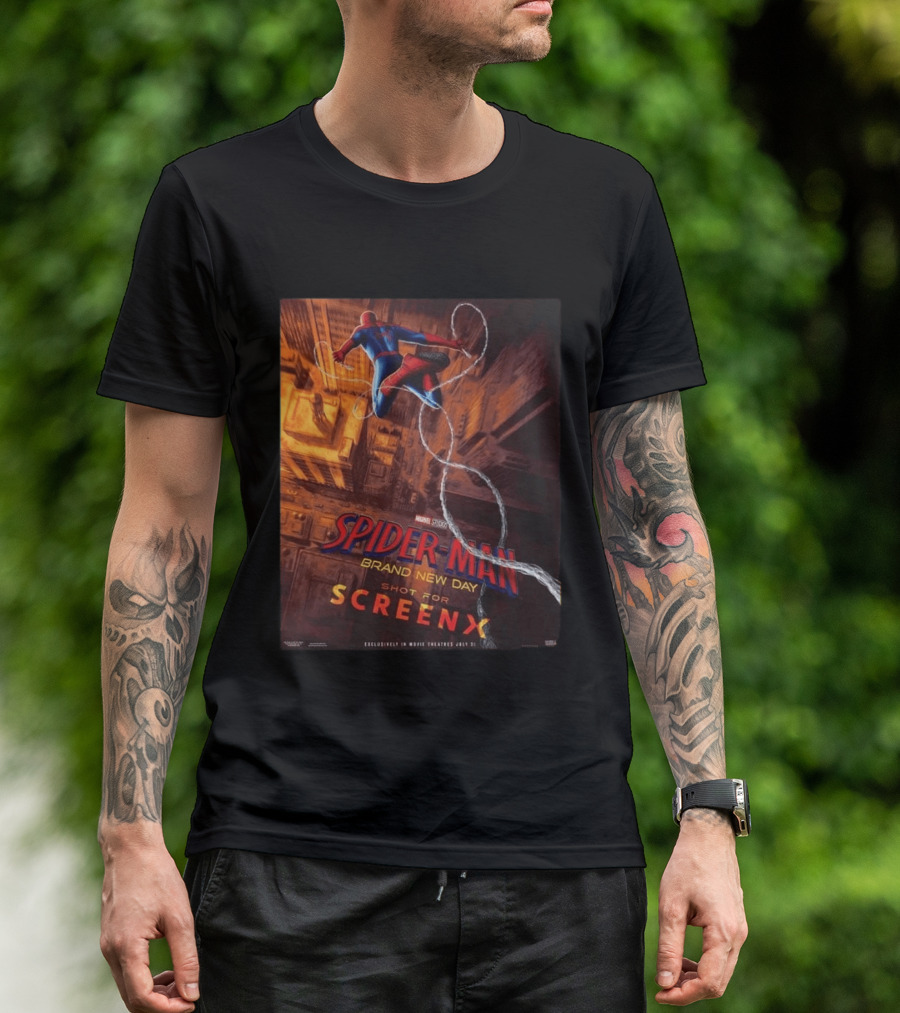 Spider Man Brand New Day Shot For ScreenX In Theaters July 31 2026 T-Shirt