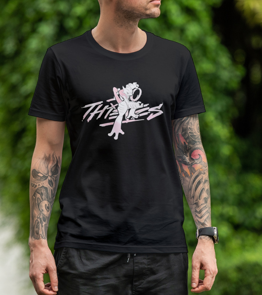 Mewtwo 100 Thieves Pokemon Collaboration Esports T-Shirt
