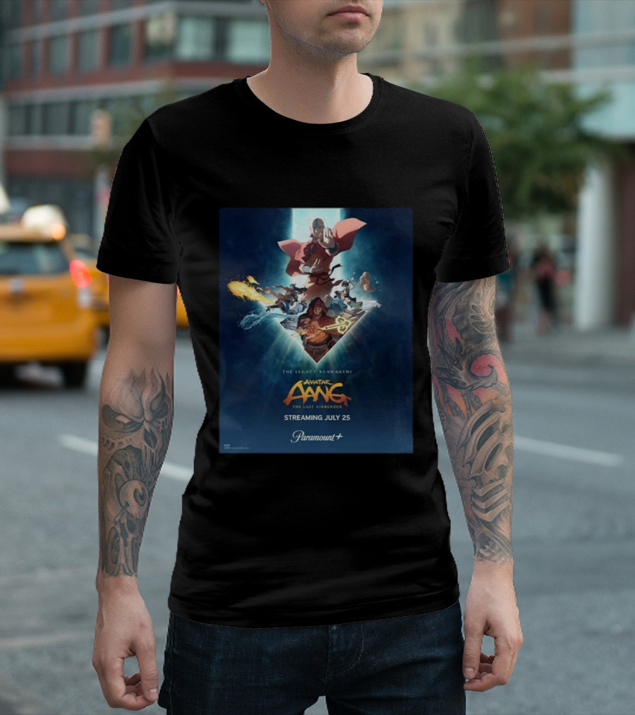 Avatar Aang The Last Airbender The Legacy Reawakens Streaming July 25 Paramount Plus T-Shirt
