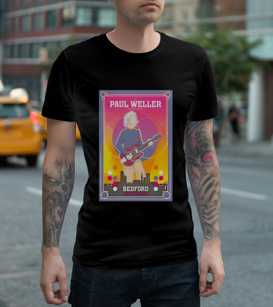 Paul Weller Live Plus Special Guests Bedford River Festival Summer Sessions 2023 T-Shirt