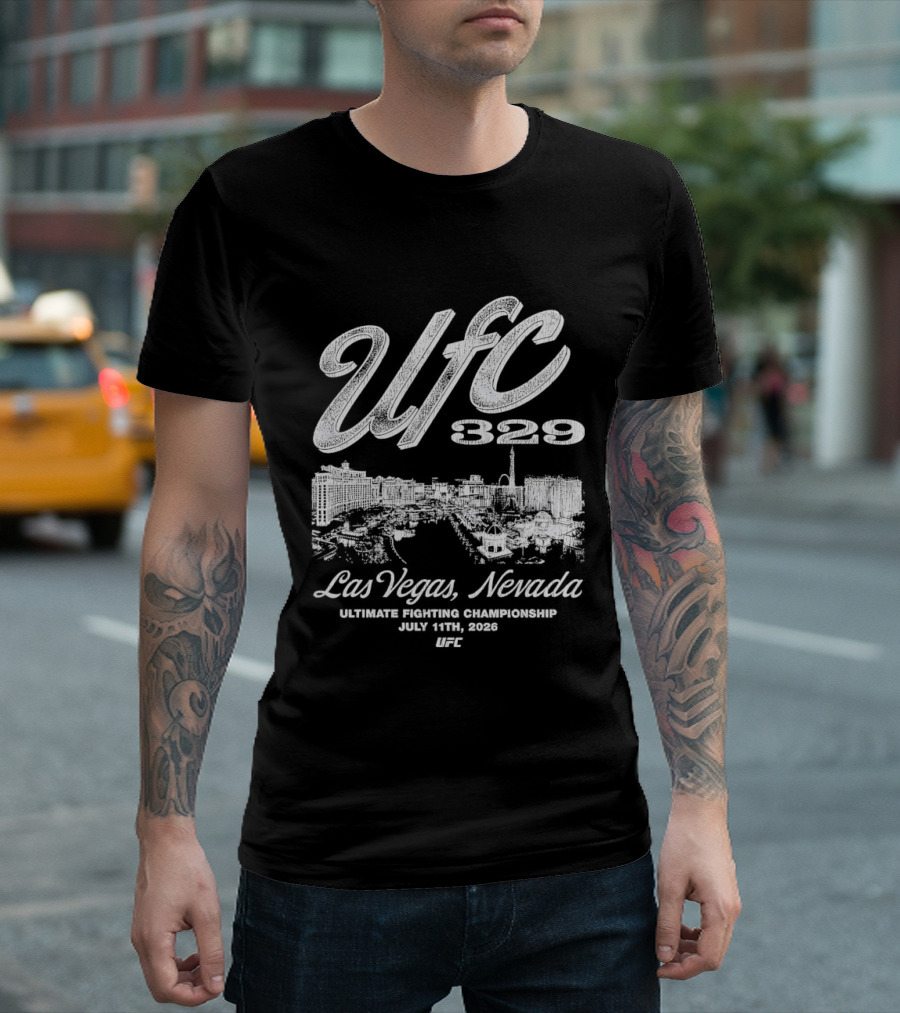 UFC 329 Las Vegas Nevada Ultimate Fighting Championship Mobile Arena 2024 T-Shirt