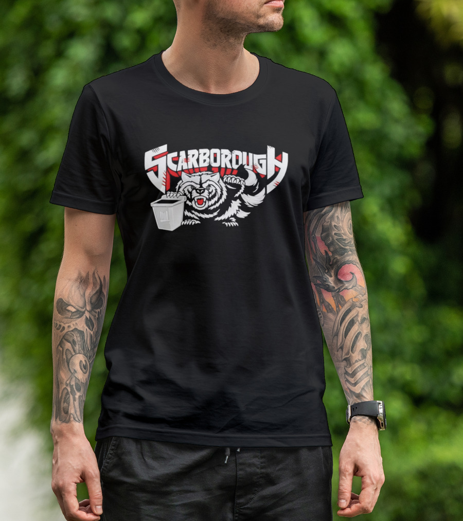Scarborough Raccoon Trash Can Funny Wild Animal T-Shirt