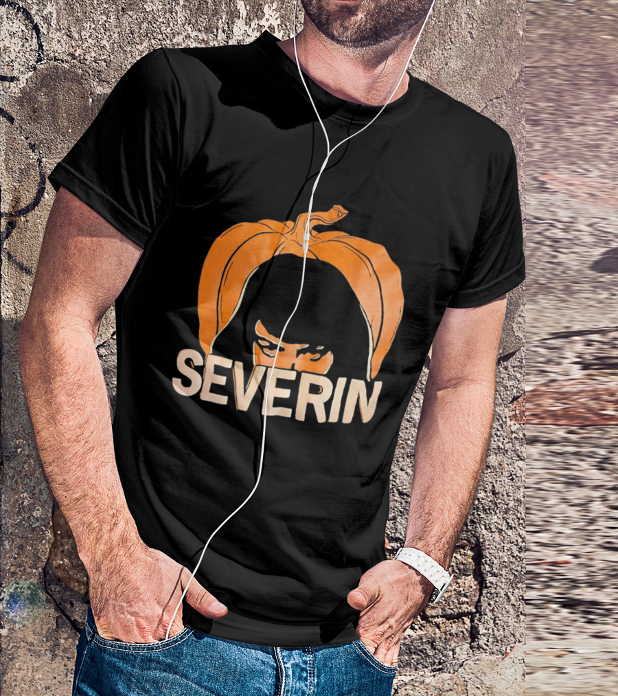 Severin Pumpkin Halloween Horror Mask T-Shirt