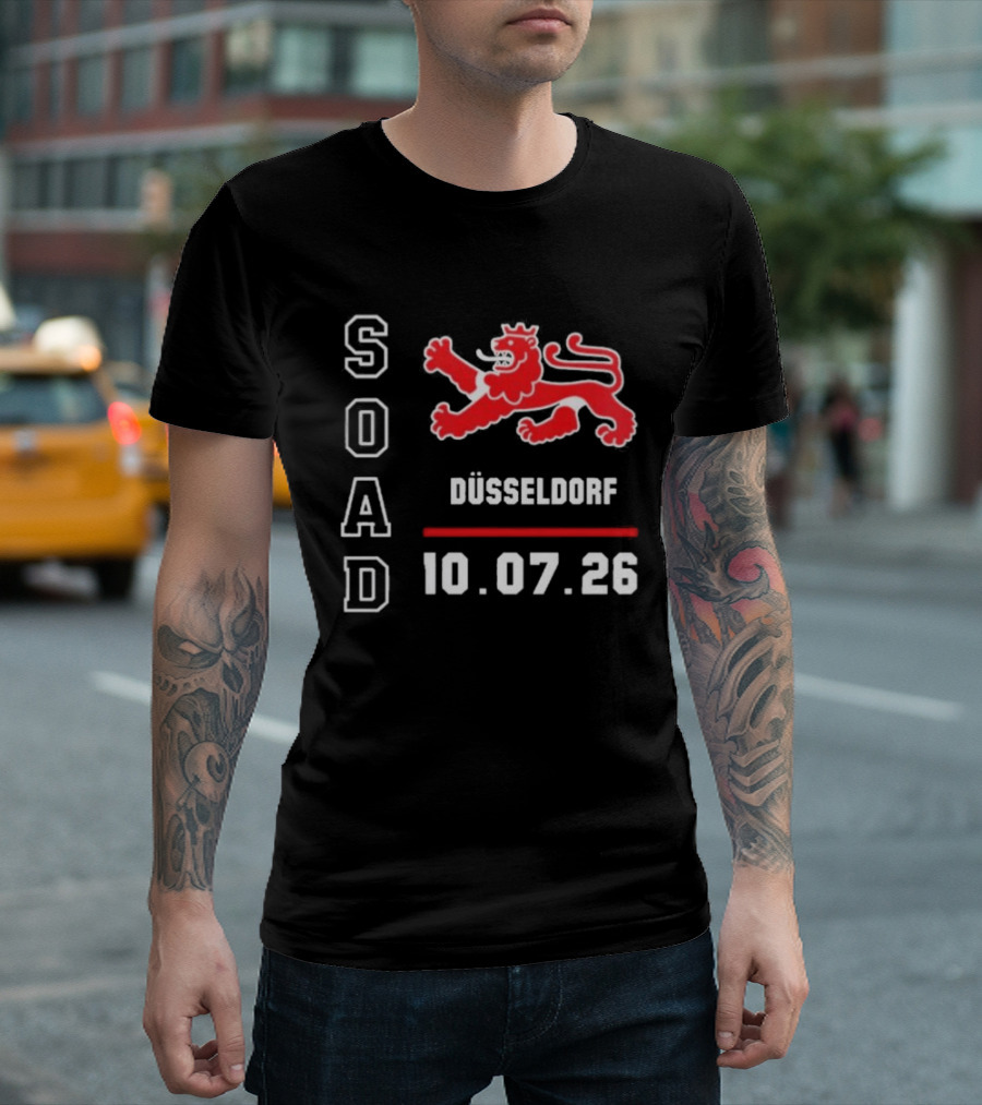 SOAD Düsseldorf 2026 Red Lion Event 10.07.26 T-Shirt