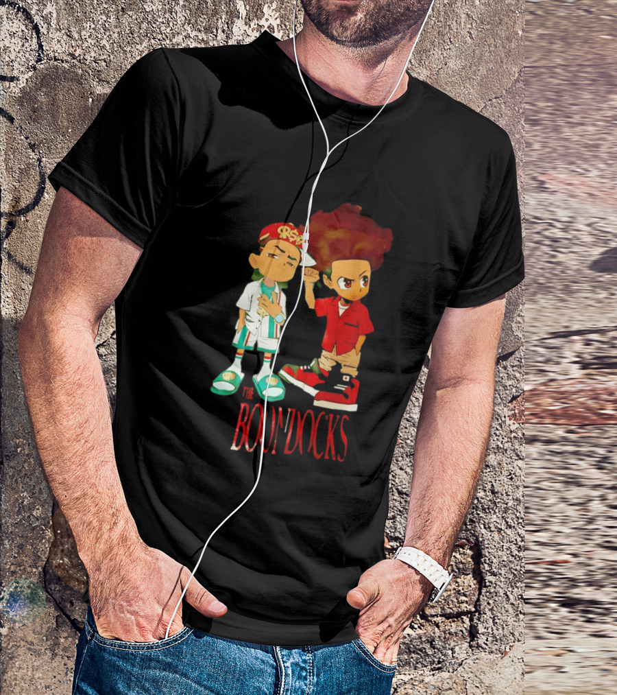 The Boondocks Riley And Huey Freeman Characters By Aaron McGruder T-Shirt
