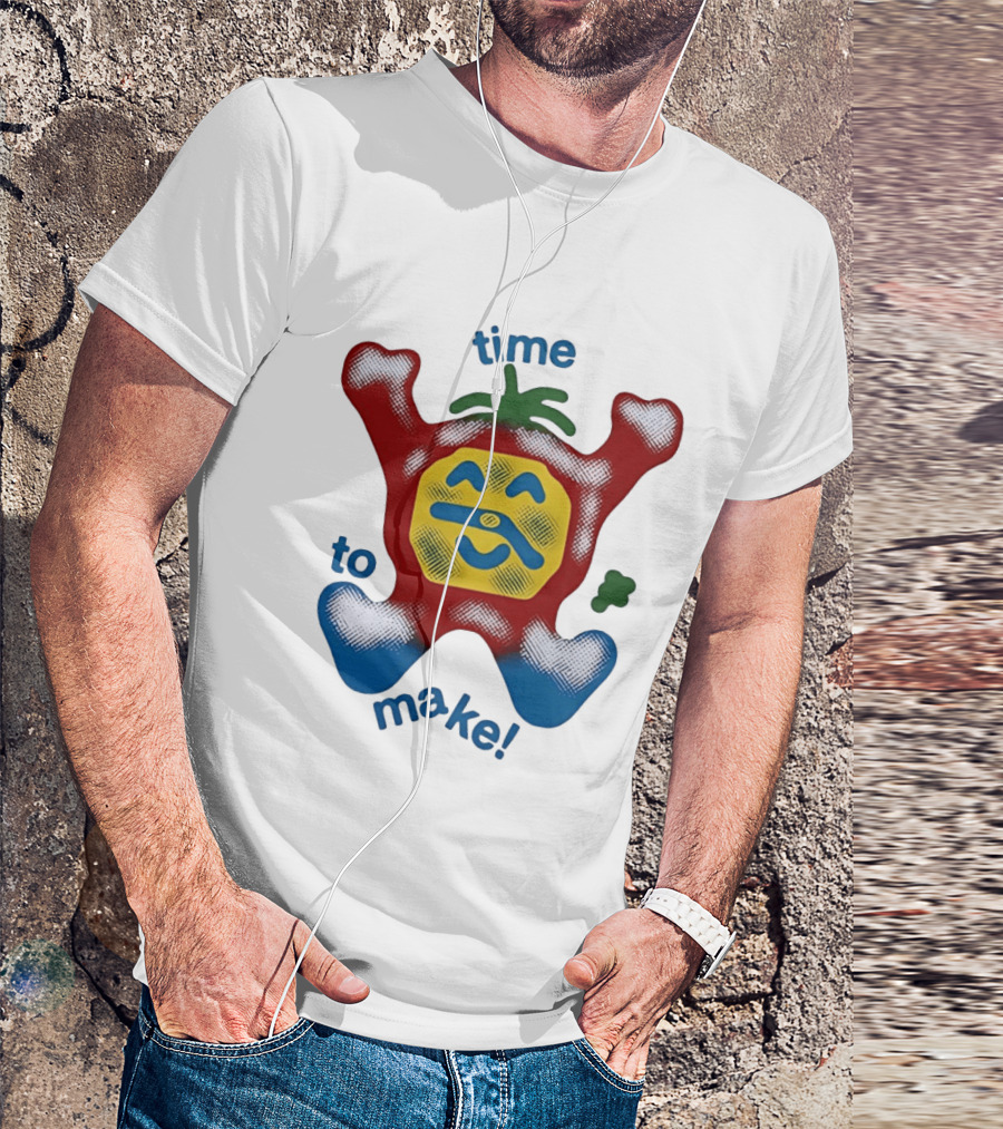 Time To Make Tomato Face Playful T-Shirt