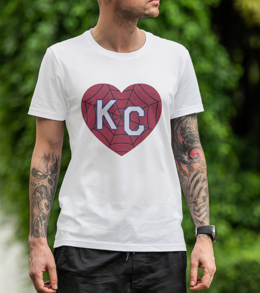 KC Heart Spiderweb T-Shirt