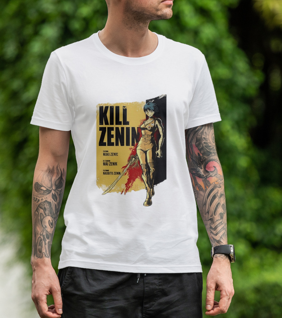 Kill Zenin Maki Mai Naobito Characters Anime T-Shirt