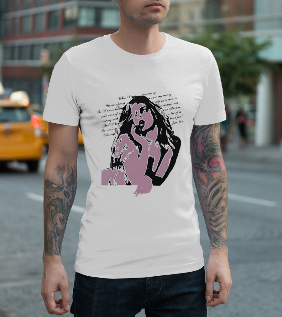 Madonna Material Girl Lyrics 80s Pop T-Shirt
