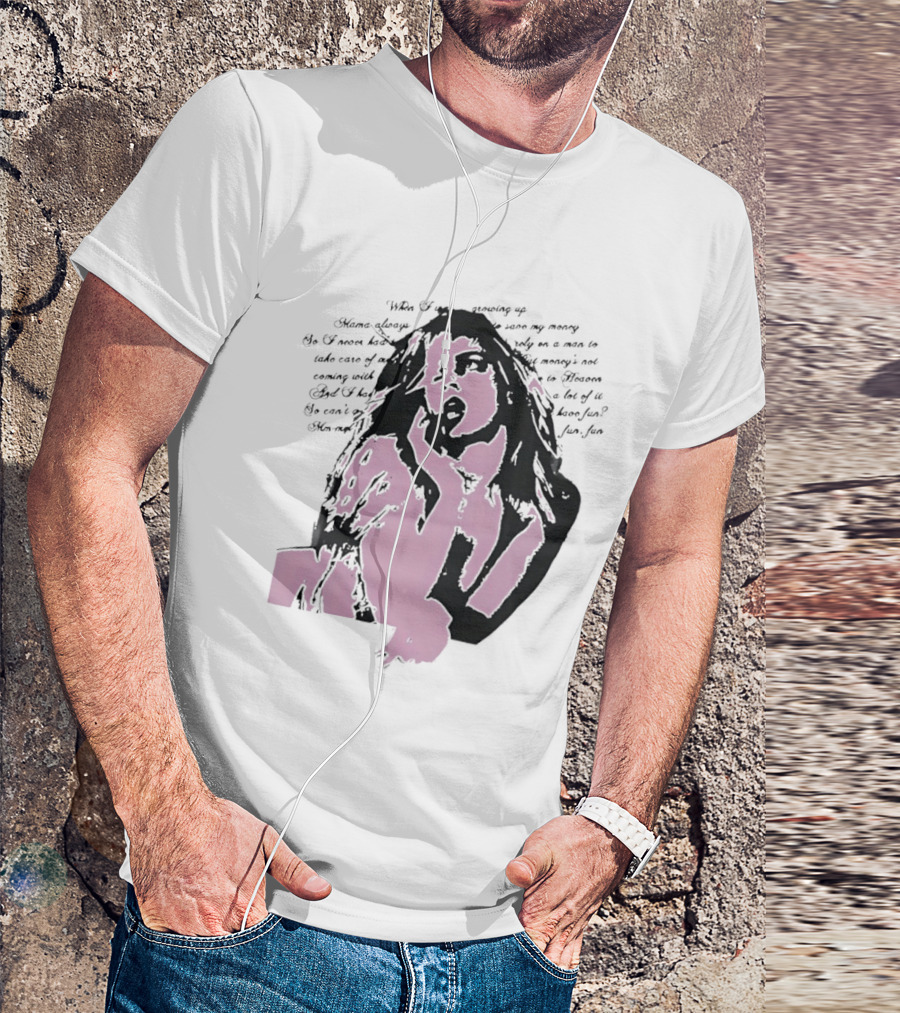 Madonna Material Girl Lyrics 80s Pop T-Shirt
