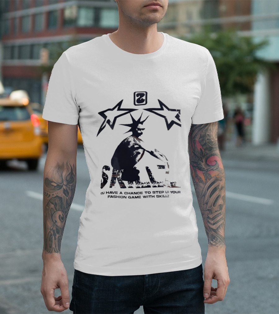 Skillz Fashion Game Streetwear Urban Art Rebel Graffiti Style New York Liberty Basketball T-Shirt