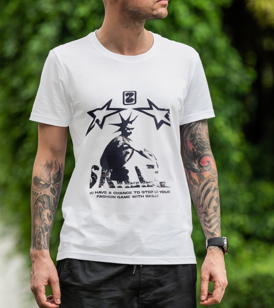 Skillz Fashion Game Streetwear Urban Art Rebel Graffiti Style New York Liberty Basketball T-Shirt