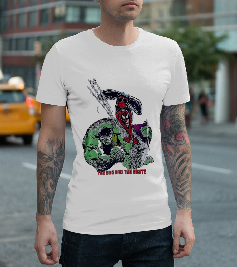 Spider Man And Hulk The Bug And The Brute Dynamic Duo Comic T-Shirt