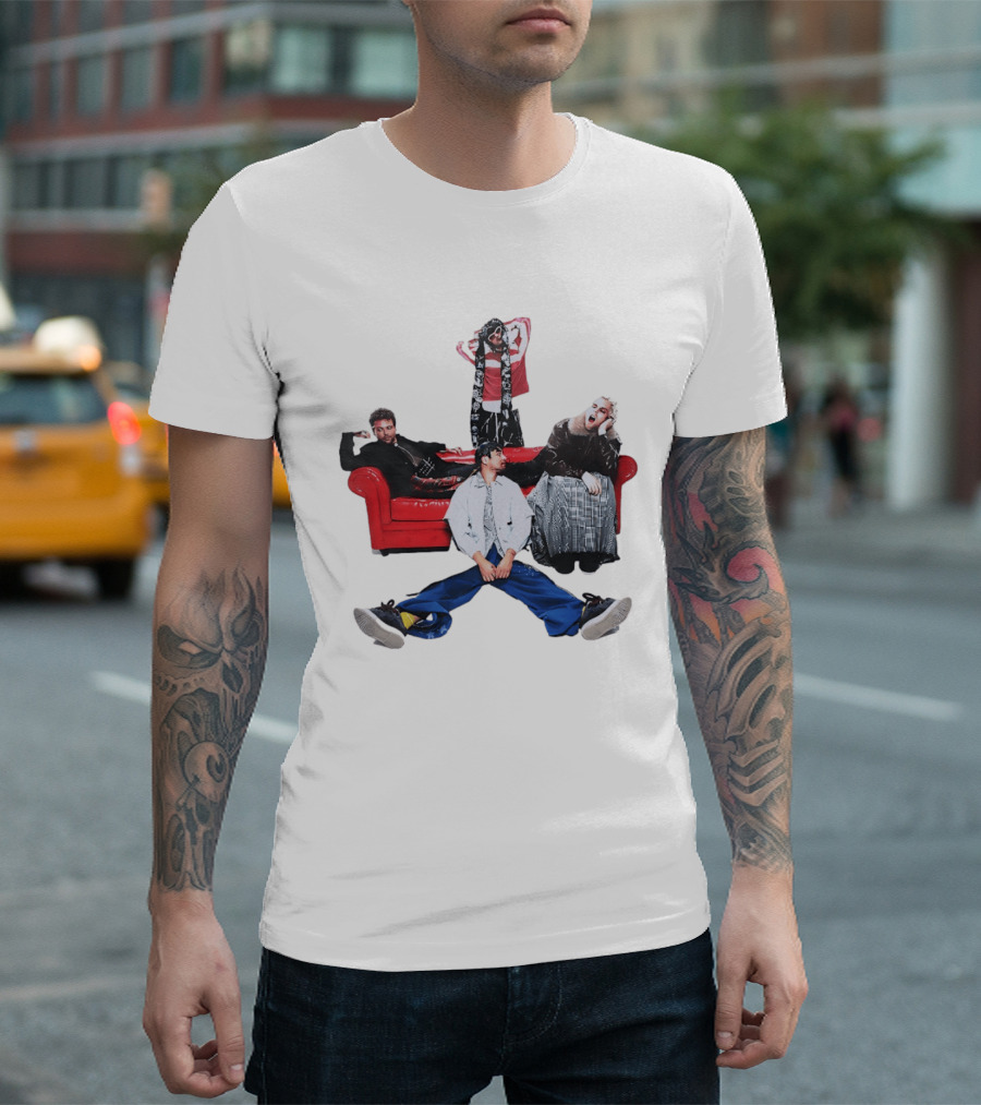 The 1975 Members Red Sofa Matty Healy Aesthetic T-Shirt