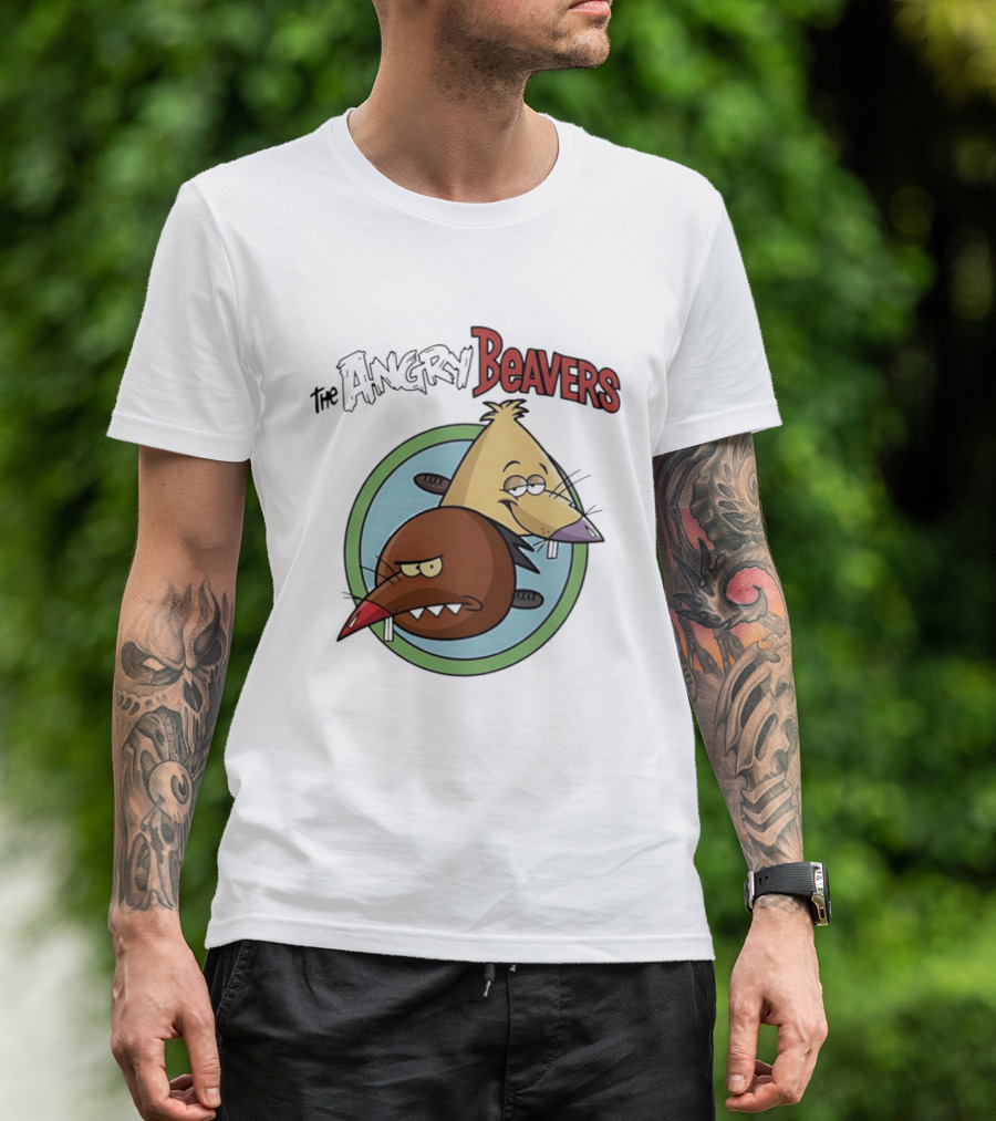 The Angry Beavers Nickelodeon 90s Cartoons Daggett And Norbert T-Shirt