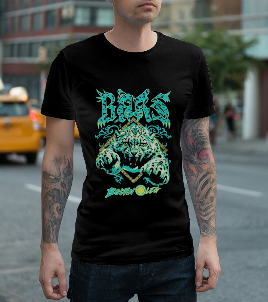 Bars Boltin Oleg Leopard Wild Cat Animal T-Shirt