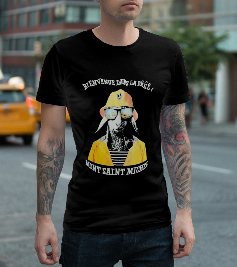 Bienvenue Dans La Beee Mont Saint Miche Vintage Sailor T-Shirt