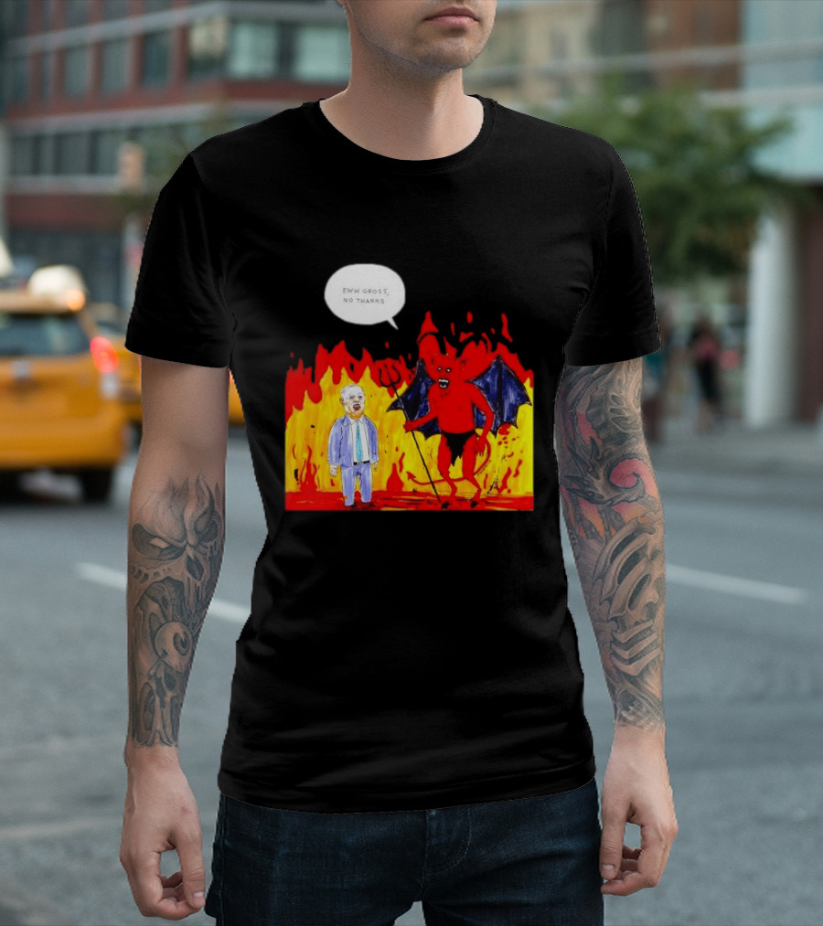 Eww Gross No Thanks Devil Politician Comic T-Shirt