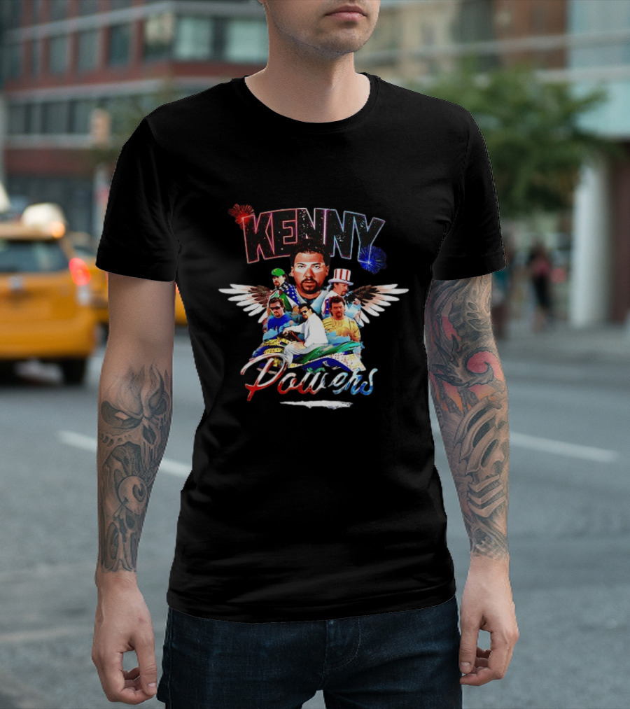 Kenny Powers Danny McBride Eastbound And Down Winged Motif T-Shirt