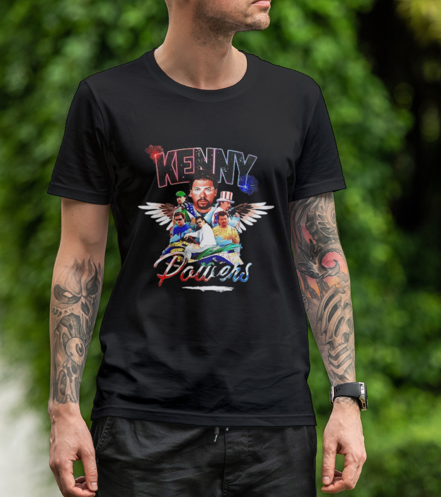 Kenny Powers Danny McBride Eastbound And Down Winged Motif T-Shirt