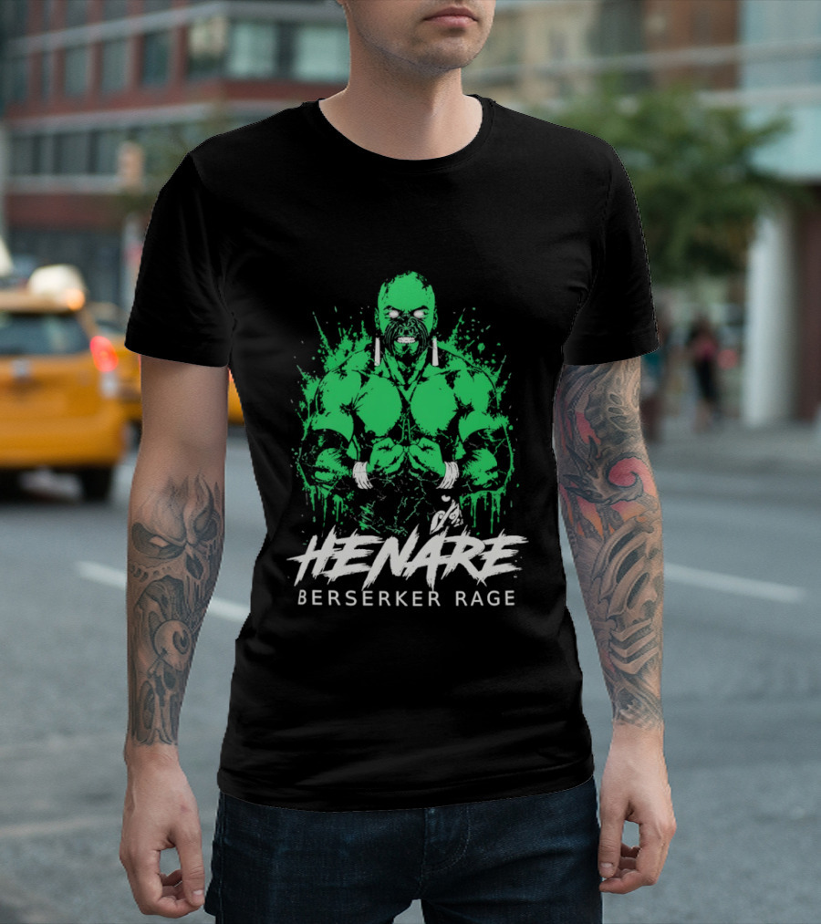 Henare Berserker Rage NJPW Wrestling T-Shirt