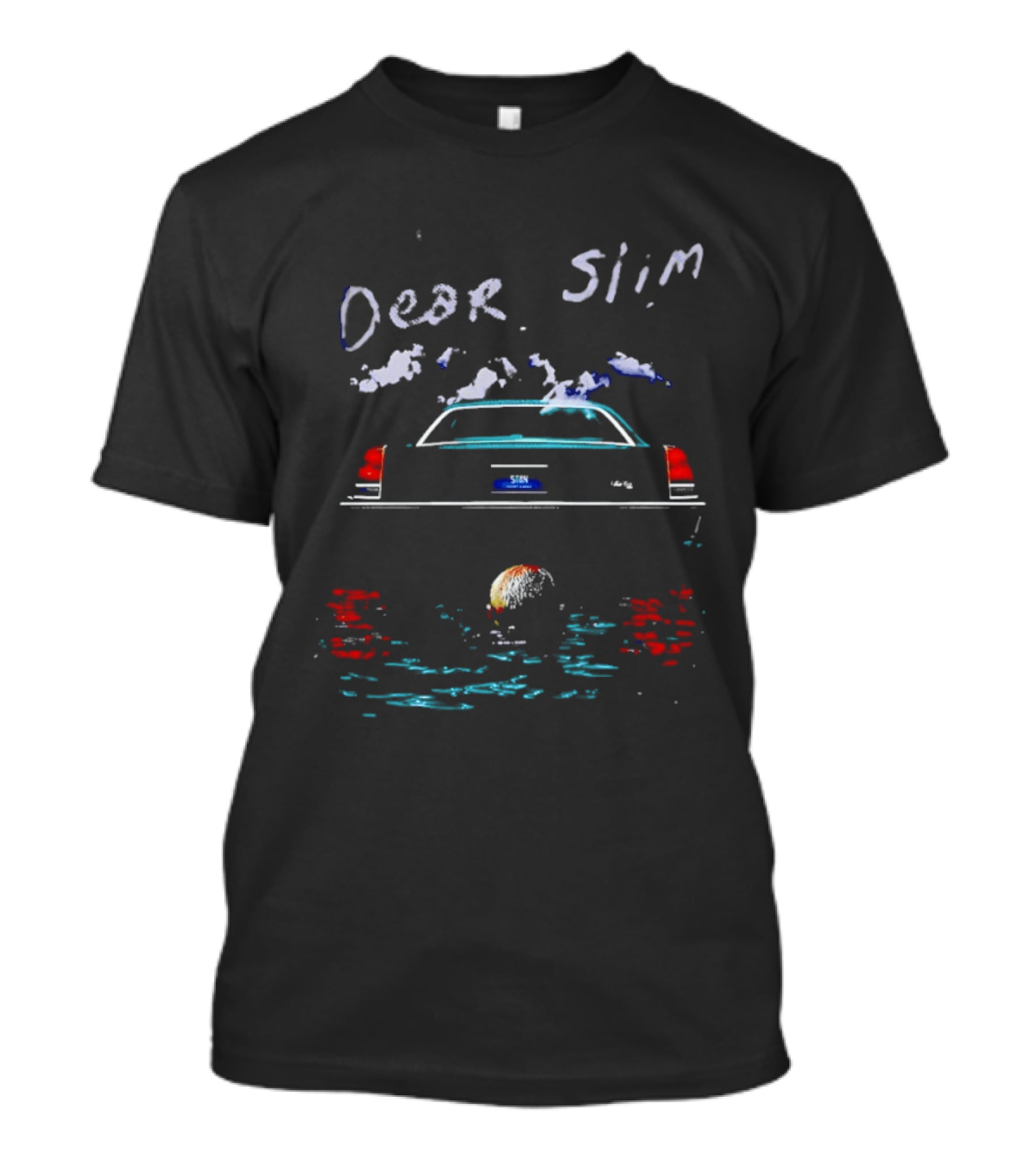 Eminem Dear Slim Car And Water Scene T-Shirt
