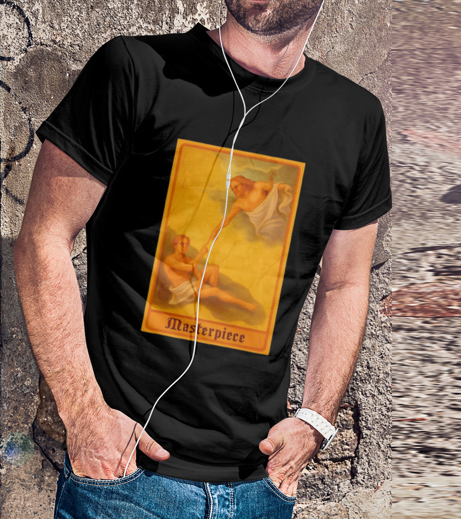 Masterpiece Michelangelo Creation Of Adam Iconic Classic Renaissance T-Shirt