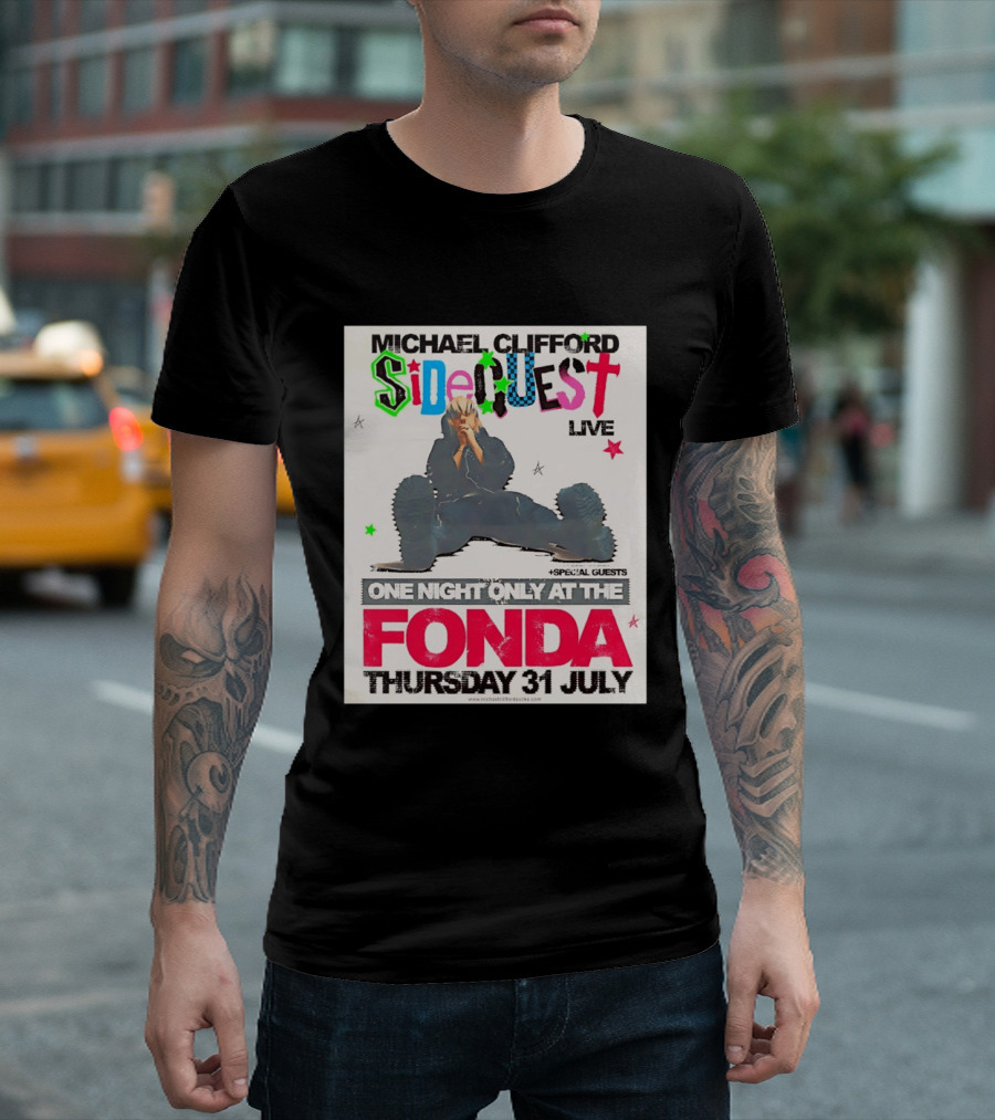 Michael Clifford Sideguest Live One Night Only At The Fonda Thursday 31 July T-Shirt