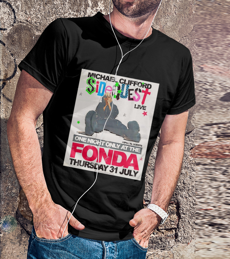Michael Clifford Sideguest Live One Night Only At The Fonda Thursday 31 July T-Shirt
