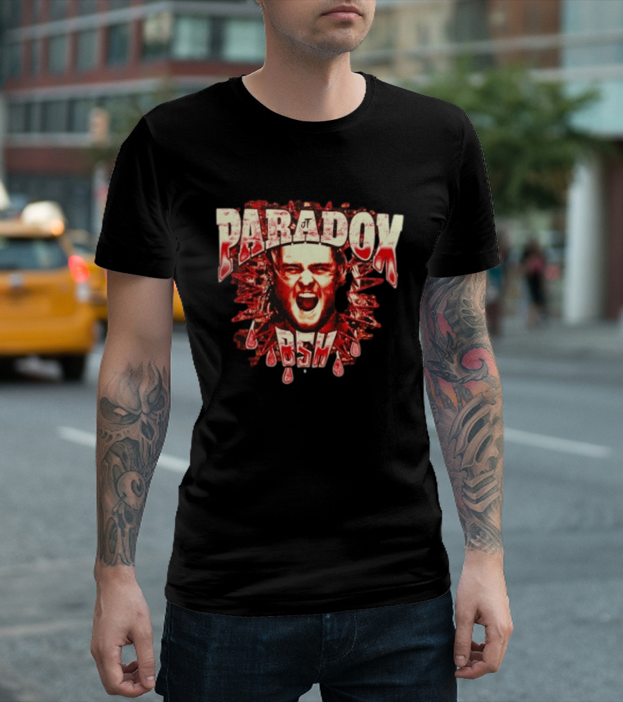 JT Paradox BSH Blood Red Bootleg Rap T-Shirt