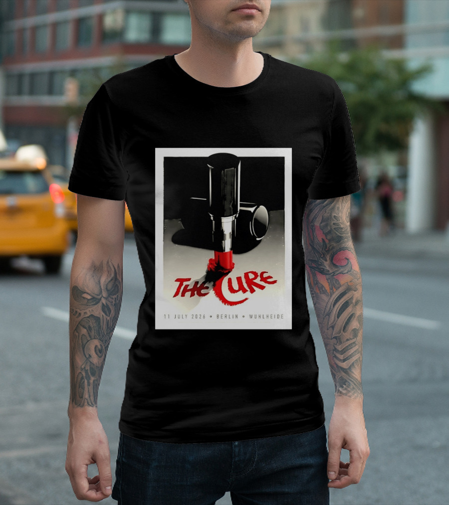 The Cure Berlin Concert 11 July 2026 Wuhlheide Lipstick T-Shirt