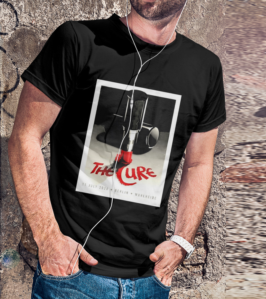 The Cure Berlin Concert 11 July 2026 Wuhlheide Lipstick T-Shirt