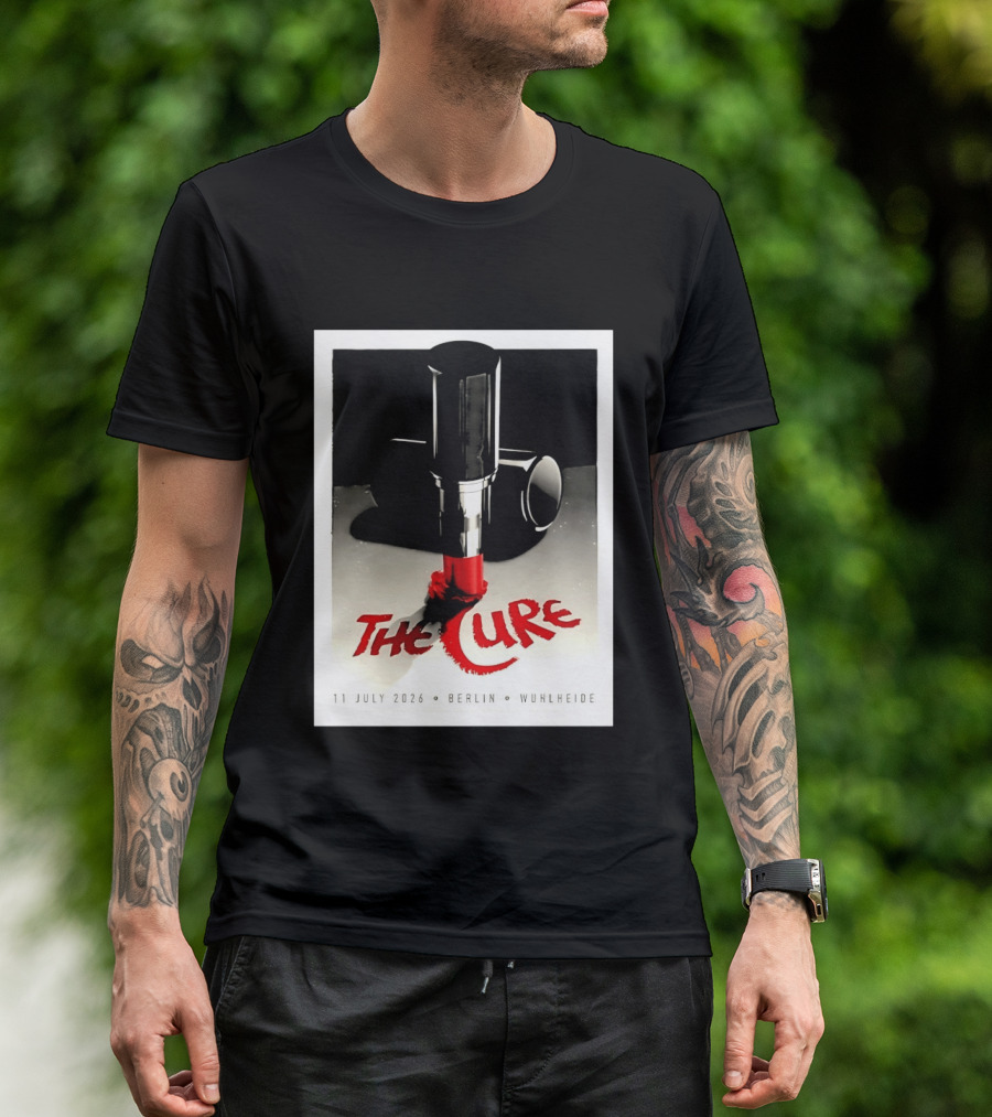 The Cure Berlin Concert 11 July 2026 Wuhlheide Lipstick T-Shirt
