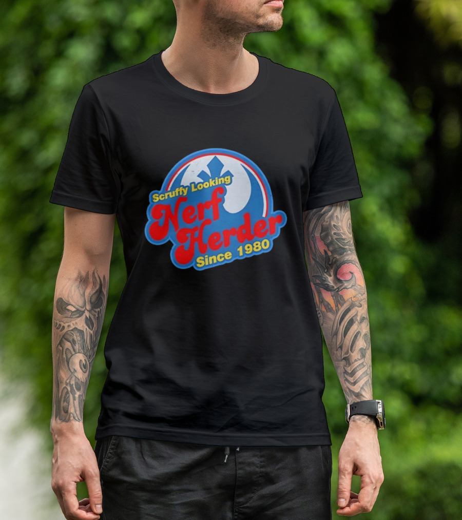 Scruffy Looking Nerf Herder Since 1980 T-Shirt