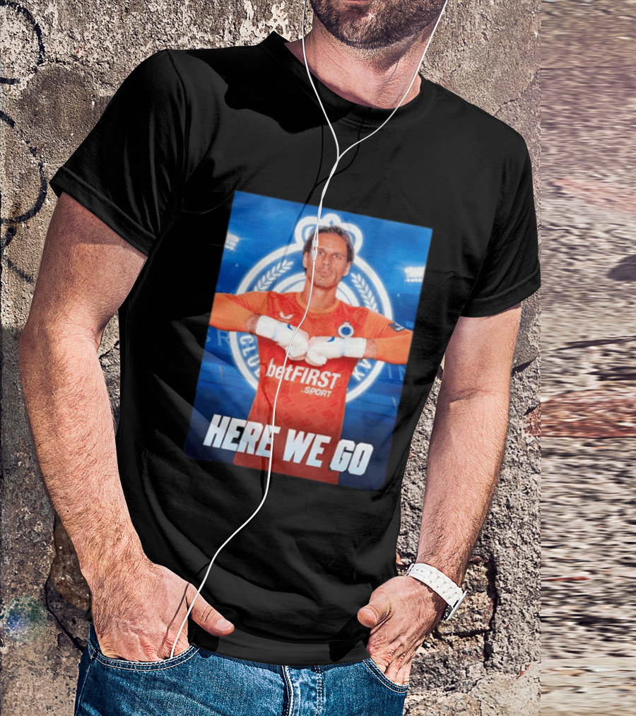 Simon Mignolet Club Brugge KV BetFIRST Sport Here We Go T-Shirt