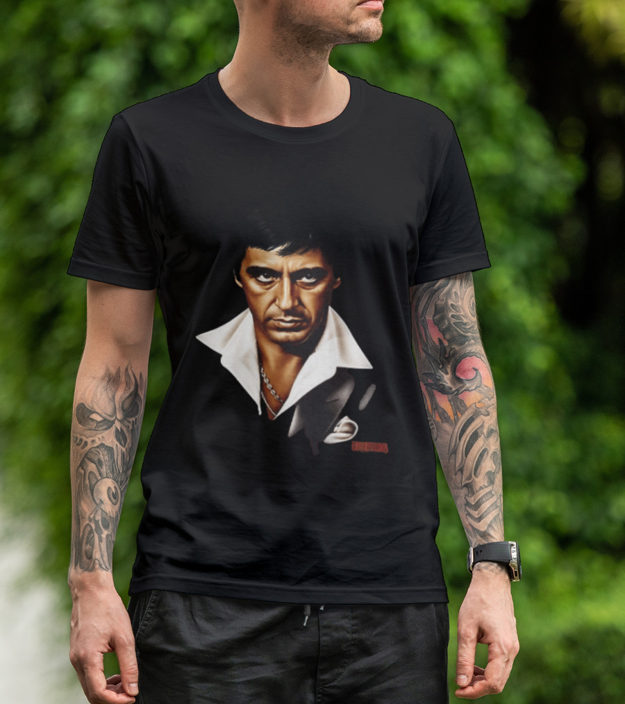 The World Is Yours Tony Montana Scarface 2 Sided T-Shirt