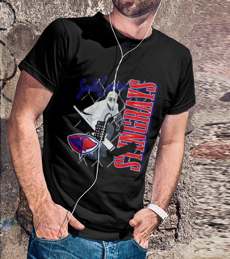 South Carolina Stingrays Hockey Goalie ECHL Team T-Shirt