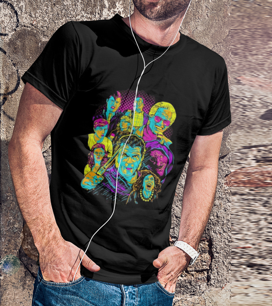 Twin Peaks Cast Neon Pop David Lynch T-Shirt