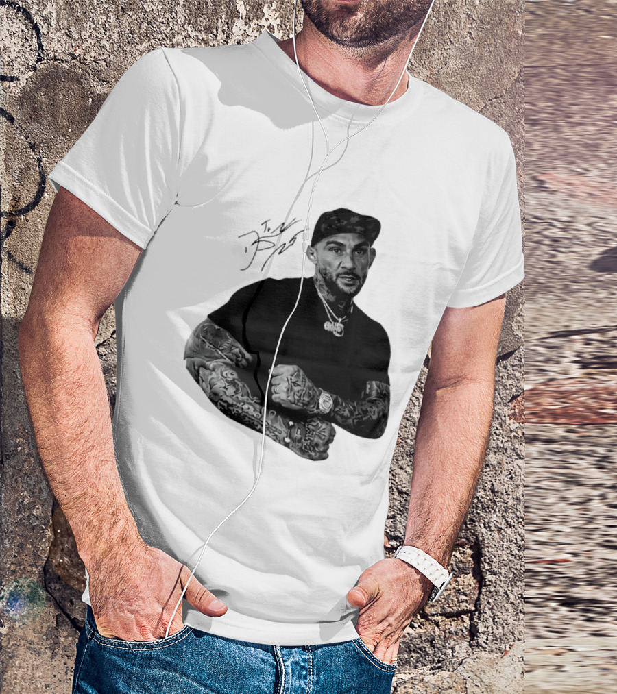 Dustin Poirier The Diamond UFC Tattooed Fighter Black Cap T-Shirt