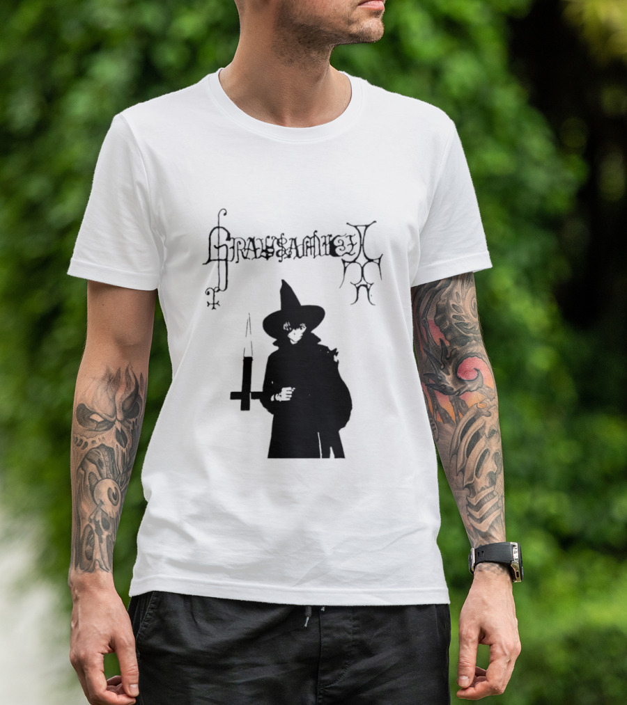 Gravsaamuel Witch Iconic Gothic Anime Dark Aesthetic T-Shirt