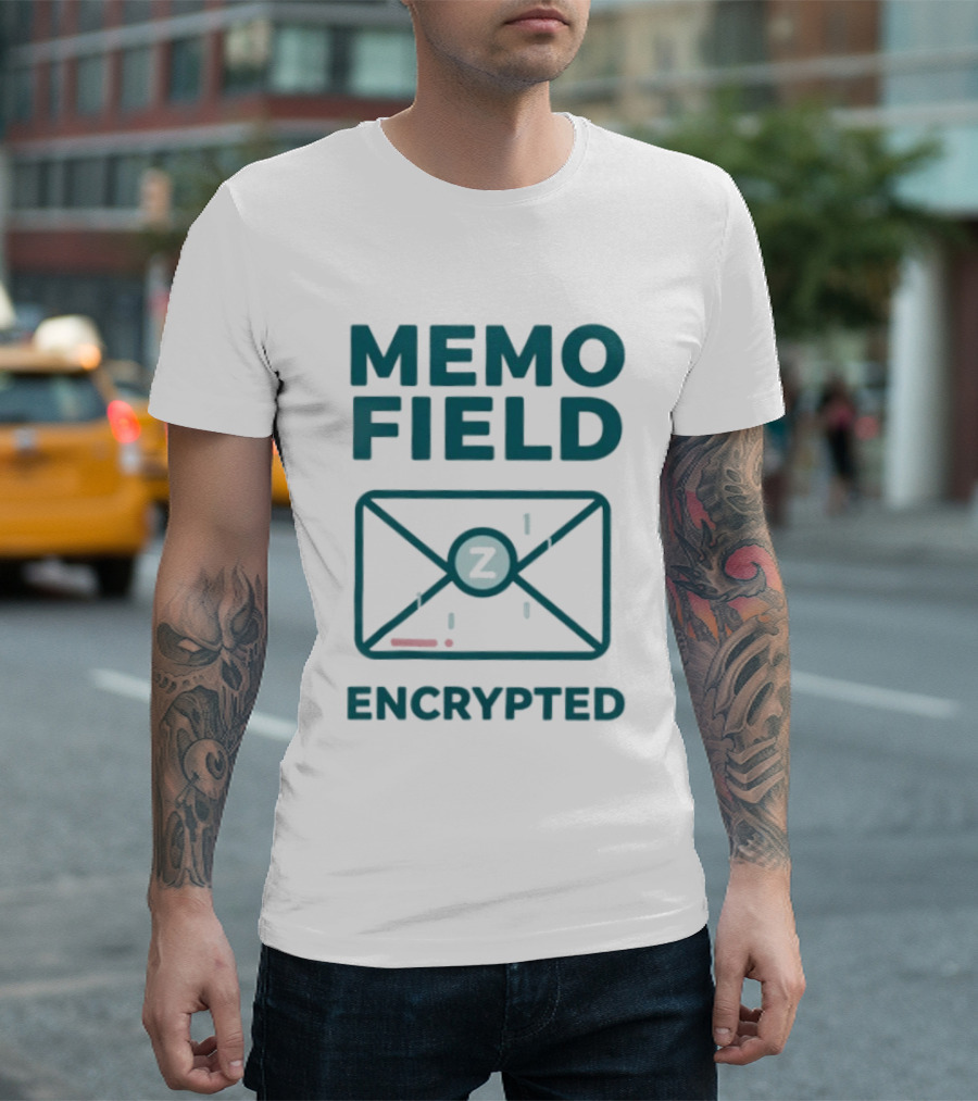 Memo Field Encrypted Z Data Security Protection T-Shirt
