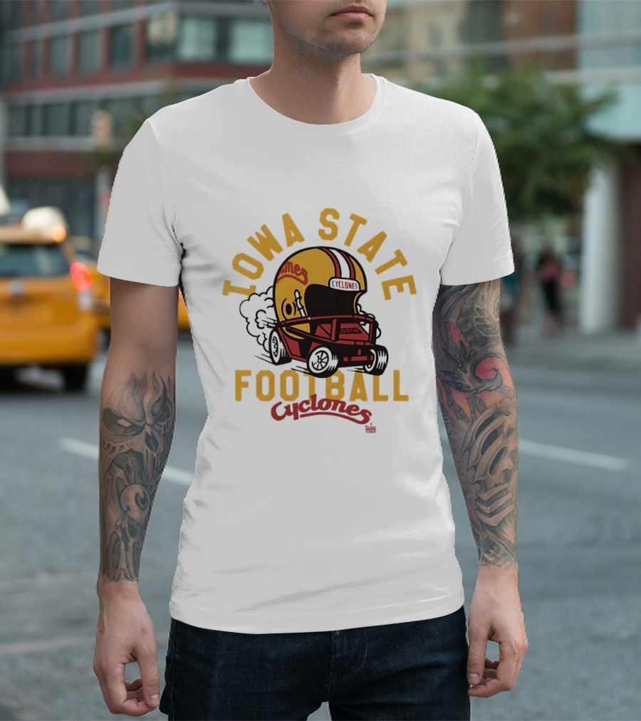 Iowa State Cyclones Helmet Football Team Fan Gear T-Shirt