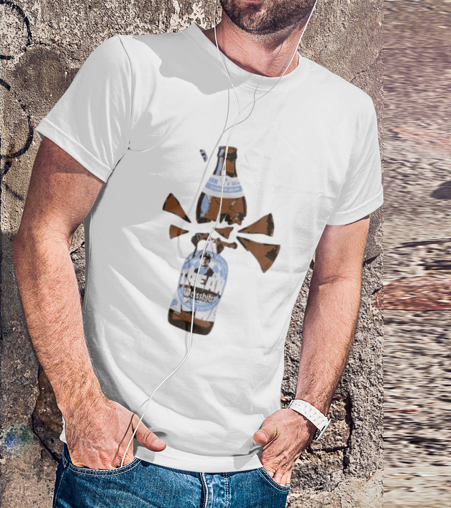 Tream Weissbier Vom Ersten Schluck Bis In Die Ewigkeit Schneider Weisse Exploding Beer Bottle T-Shirt