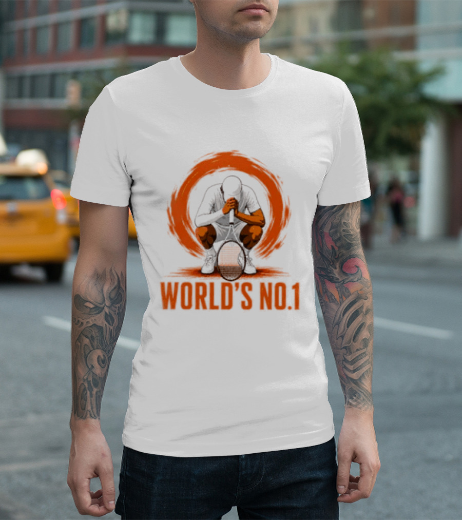 Jannik Sinner World's No 1 Tennis Champion T-Shirt