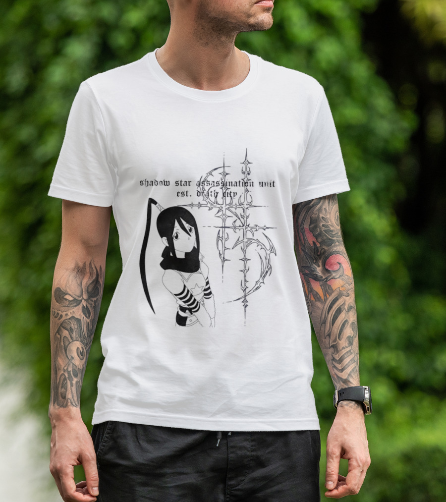 Shadow Star Assassination Unit Est Death City Anime T-Shirt