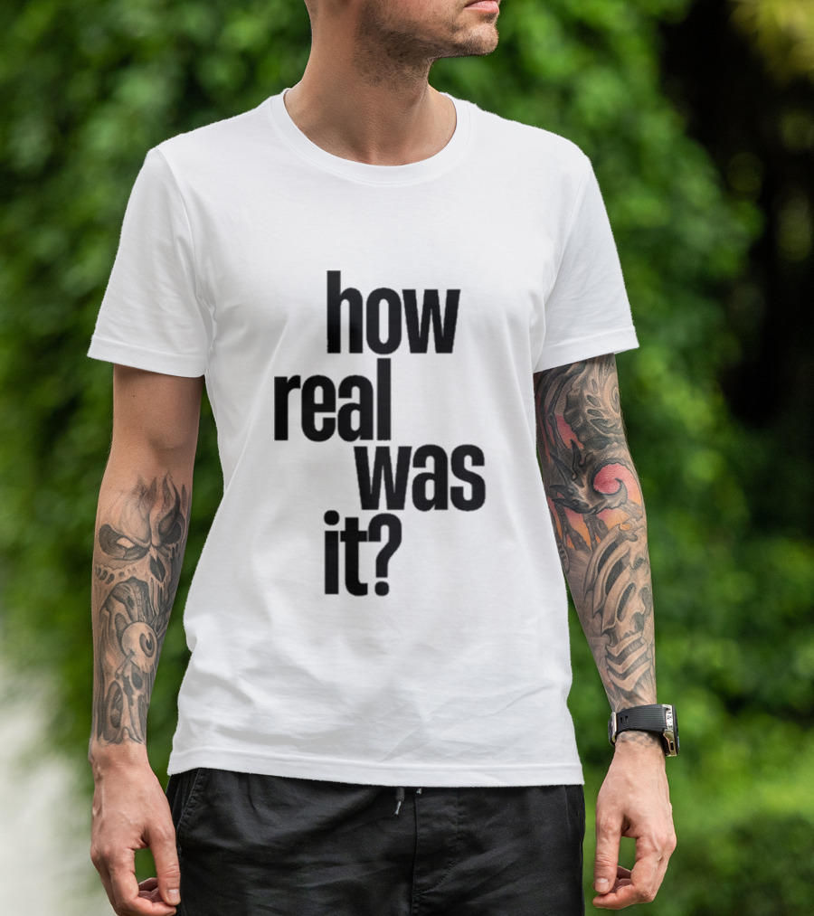 Asha Banks UK How Real Was It T-Shirt