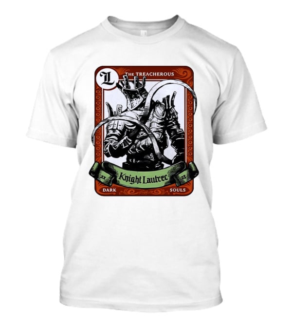Knight Lautrec The Treacherous Dark Souls Trading Card Art Ribs GG T-Shirt